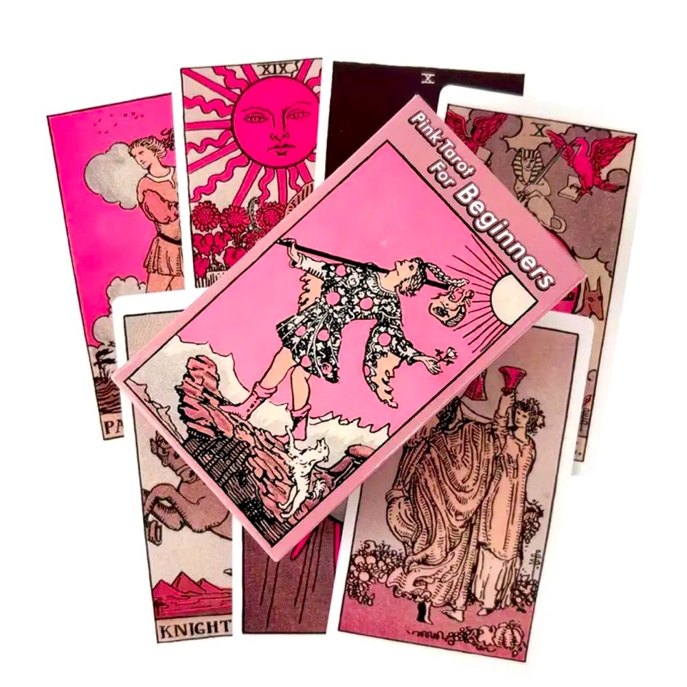 Pink Tarot For Beginners: Learn Tarot the Easy & Fun Way Card Deck
